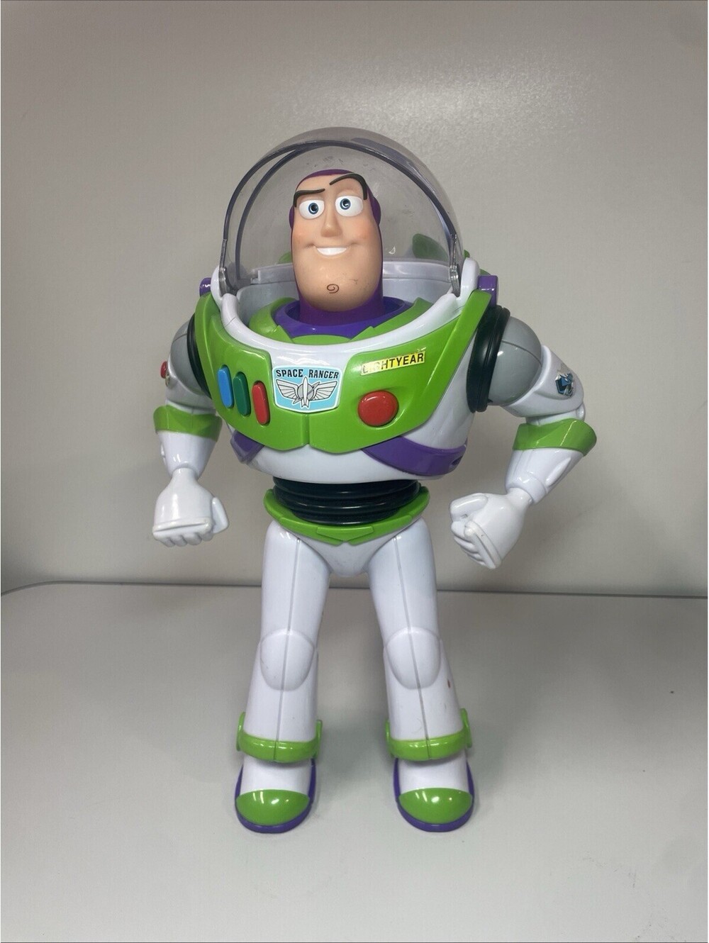 Disney Pixar Toy Story 4 Buzz Lightyear Thinkway Talking 12" Action Figure Works